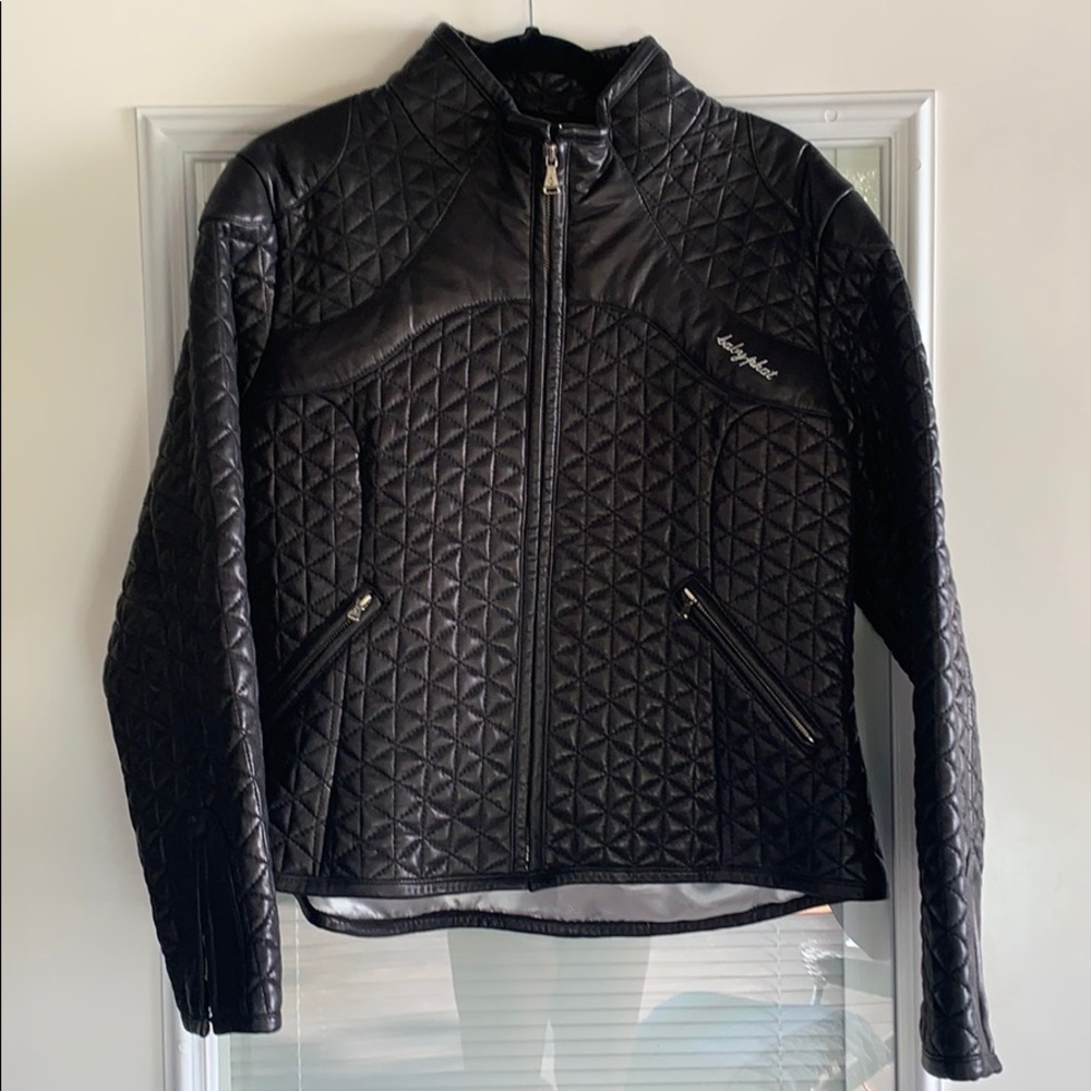 Baby Phat Quilted Leather Jacket